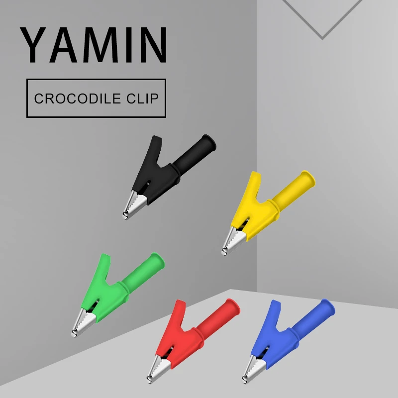 10 шт./лот 4 мм разъем батарея с высоким током чистая медь Аллигатор зажим открытие