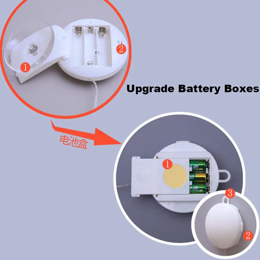 

Thrisdar Santa Claus Snowman Star Fairy Lights Window Decor LED Sucker Lights Battery Powered Christmas Wedding Garland Light