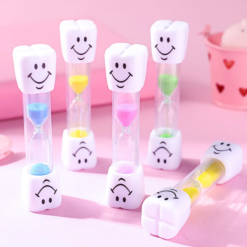 

Hourglass timer 3 minutes children's desktop decoration smiling face hourglass protection creative gifts