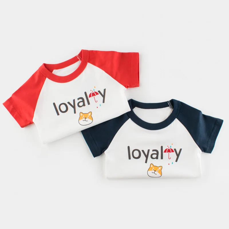 

Cartoon Dog T-Shirt Children for Boys Girls Kids Shirts Child Baby Toddler Cotton Cartoon Clothing Short Sleeve Letter Tee Tops
