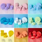 8 шт.компл. пенопластовый Куб 3D украшения фотосъемка ювелирные изделия фотография Реквизит Косметика позирование фото фотография декорация фона