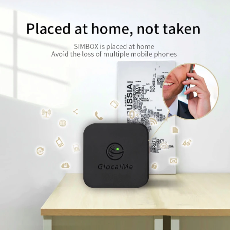 4G SIMBOX SIM Remote Router ,No Need Carry ,work with WiFi / Data to Make Call &SMSMulti 4 SIM Dual Standby No Roaming enlarge