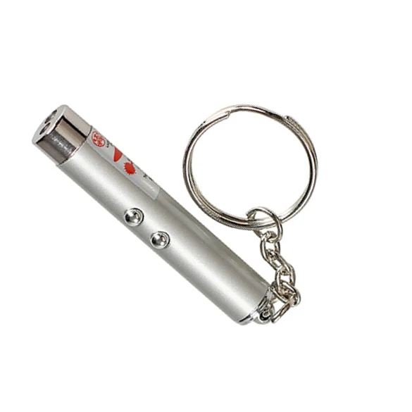 

Mini 2 in 1 Keychain Plus Flashlight Portable LED Light Torch for Emergency Camping GR5