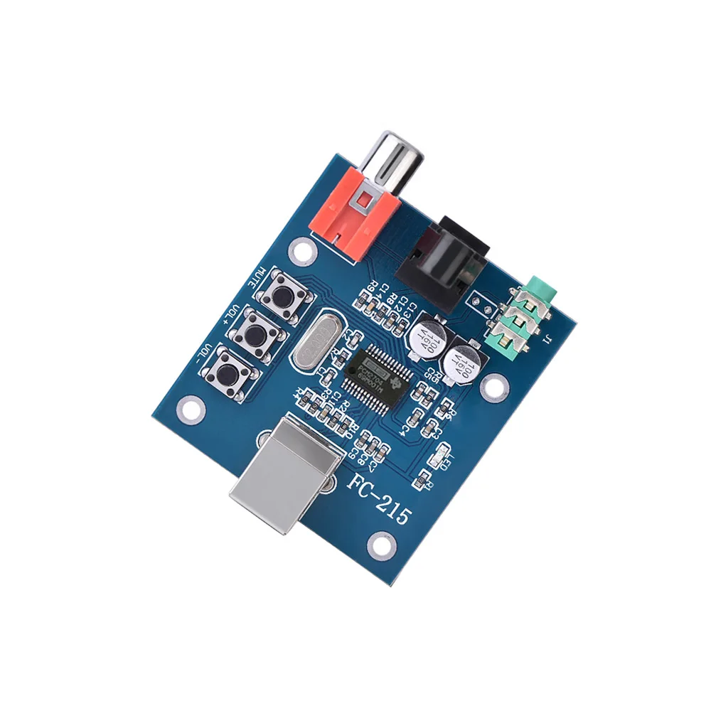 PCM2704 USB DAC к S/PDIF HiFi Плата декодера звуковой карты 3 5 мм аналоговый выход F/PC цифровой
