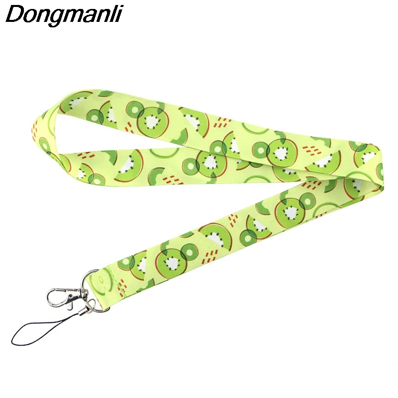 P4244 Dongmanli милый шнурок с фруктами и киви для ID шнурки ключей аксессуары