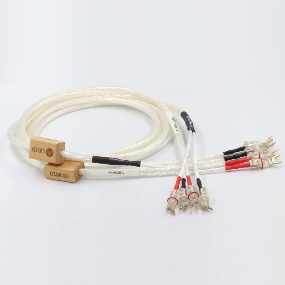 Кабель для динамика HIFI кабель с разъемом WBT Spade|Кабели VGA| |