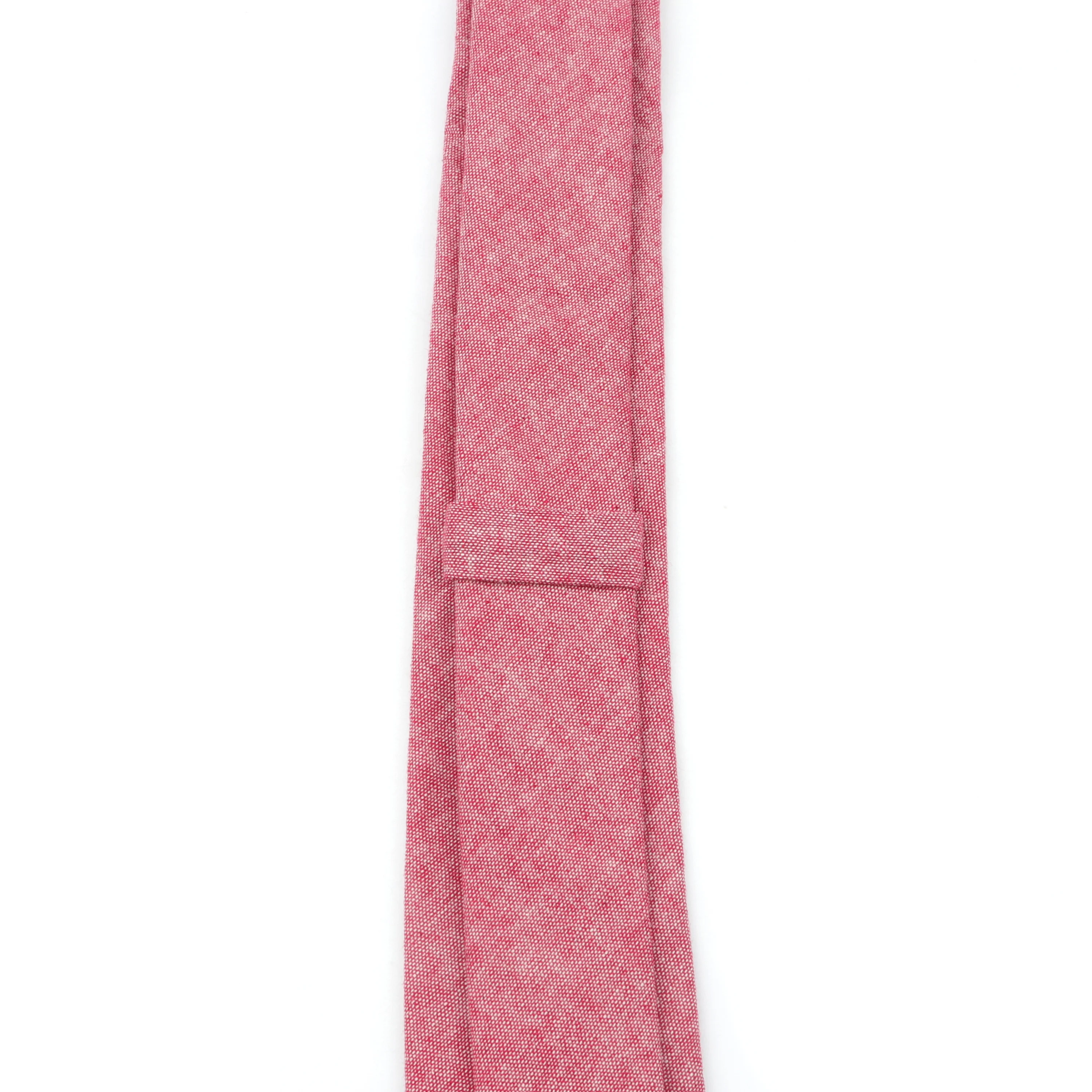 Набор мужских галстуков и зажимов 6 см из хлопка льна однотонные Узкие галстуки 4 5