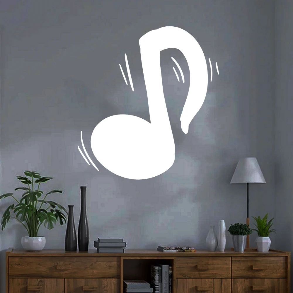 Музыкальные ноты спальня гостиная школа классные наклейки съемные