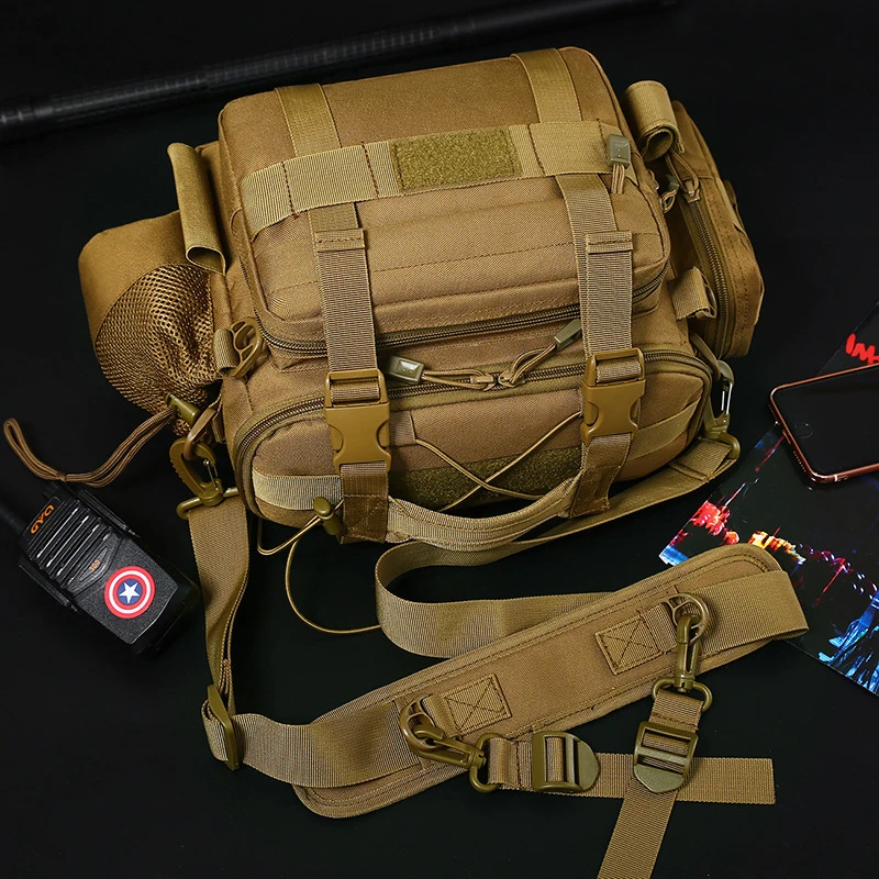 

Multifunctional Fishing Tackle Bags Single Shoulder Crossbody Bag Waist Pack Fish Lures Gear Utility Storage Fishing Bag