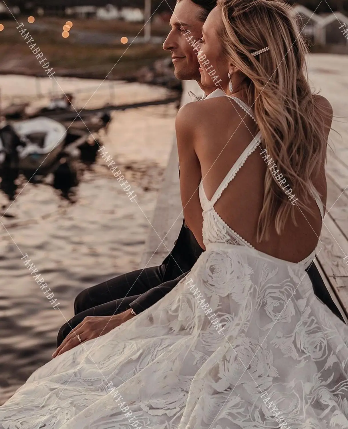 Потрясающие Свадебные платья с современным искусством и вышивкой роз 2019 пляжные