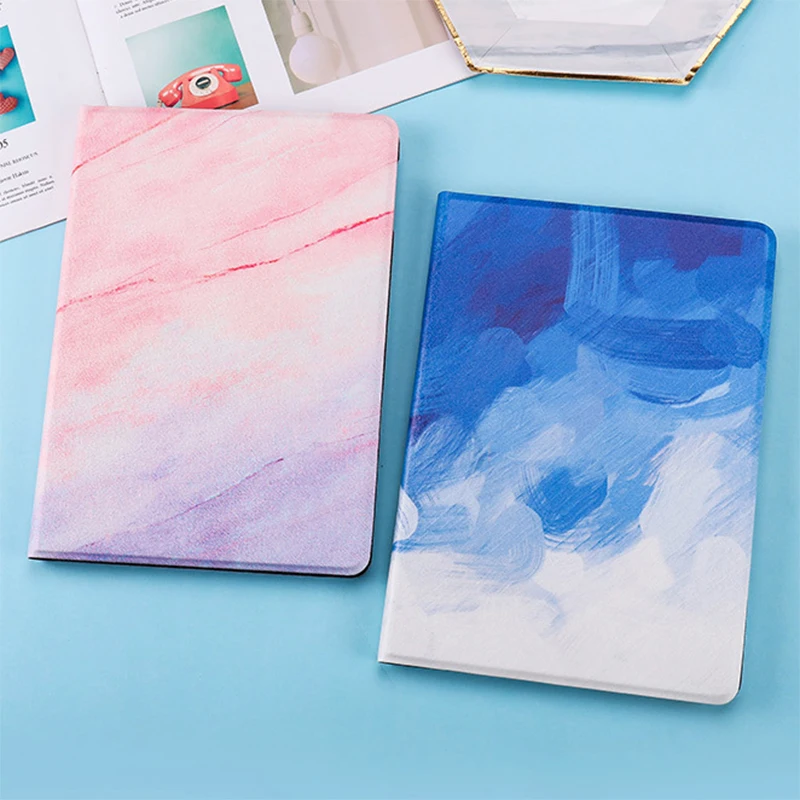 

Ультратонкий кожаный чехол Essidi для ipad Air 1, 2, чехол для планшетного ПК с принтом, чехол для ipad Air 1, 2, противоударный смарт-чехол с автоматическ...