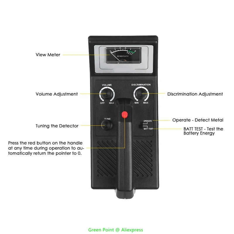 Фирменная Новинка MD-3005 подземный детектор металла Профессиональный