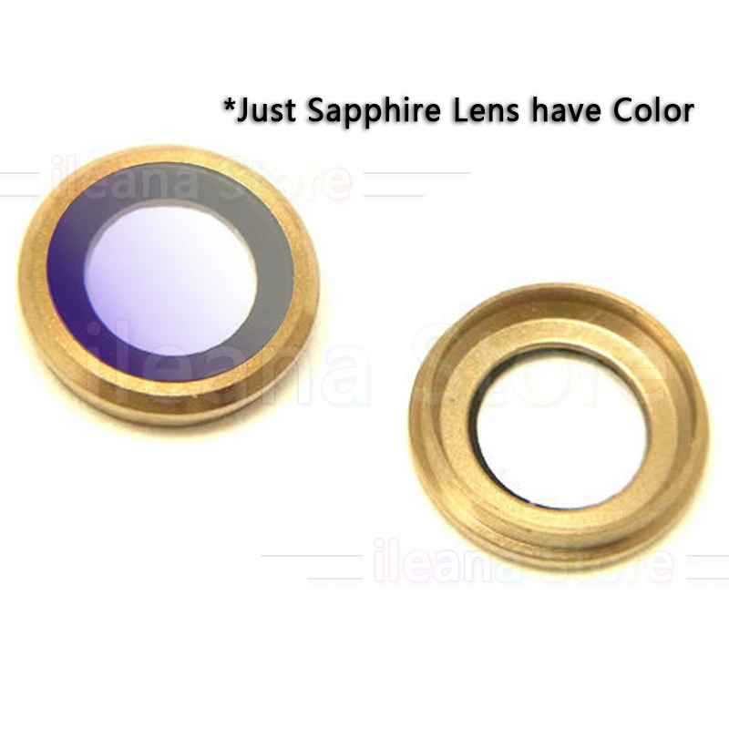 Original Sapphire Crystal Back Rear Camera Glass Ring For iPhone 6 6s Plus Camera Lens Ring Cover Replacement