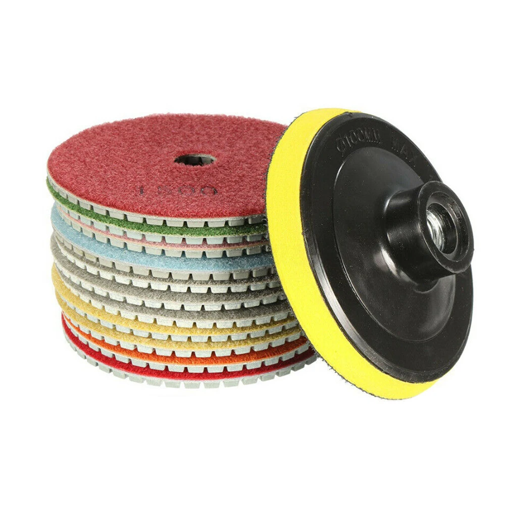

12pcs Diamond Polishing Disc Polishing Pad Stone Grinder 200-6000# Granite Diamond Polishing Pad