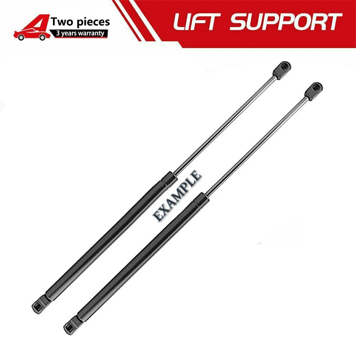 

Fits 2002 2003 2004 2005 2006 2007 Jeep Liberty Rear Window Glass Lift Supports Shocks Struts Pair Set Extended Length 17-1/2"