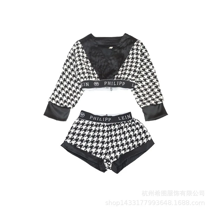 Новинка Весна 2020 короткая куртка и шорты для девочек среднего большого размера с