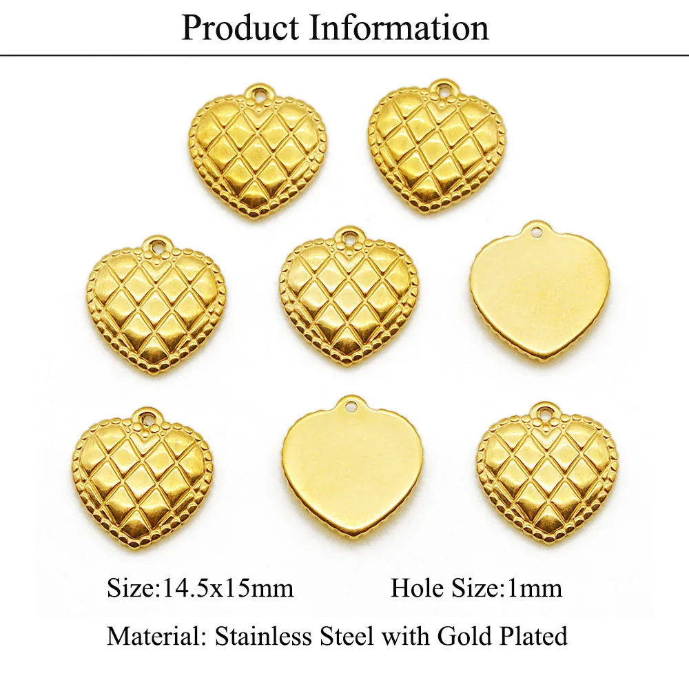 3 шт./лот 100% нержавеющая сталь Сердце Ключ Кулон DIY ювелирные изделия Шарм Оптовая
