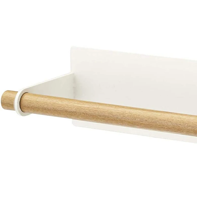 

Kitchen Simple Paper Towel Rack Perforated Magnetic Wall Hanging Rug Rack Towel Roll Paper Holder Toilet Paper