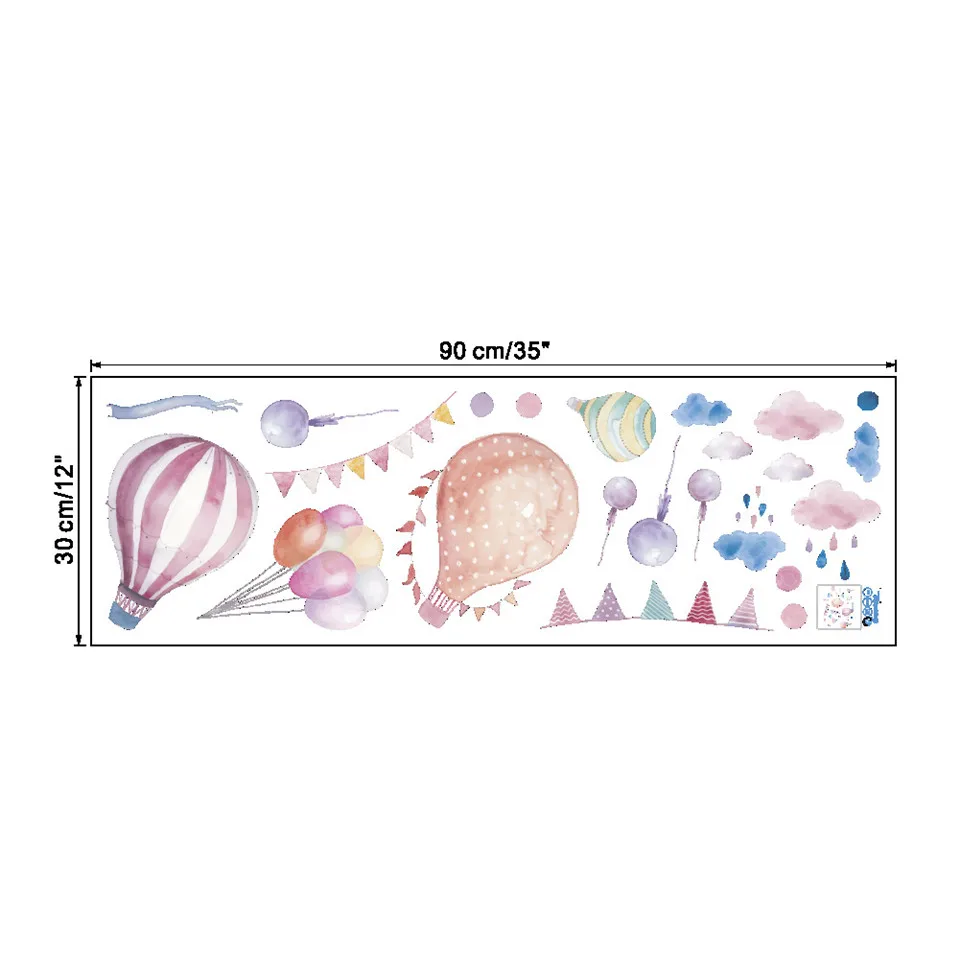 Воздушные шары настенные наклейки в комнату украшение для детского дома декор