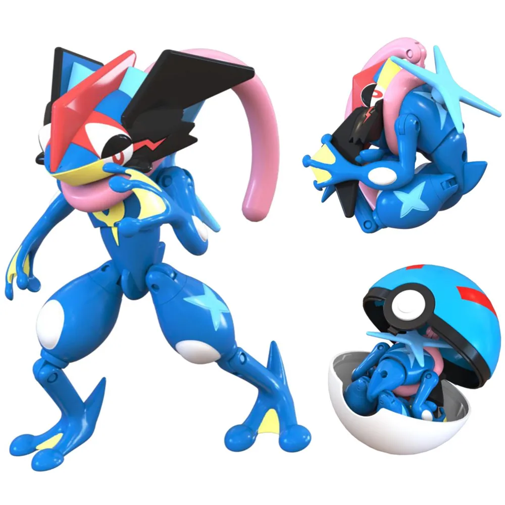 

Original Pokemon Figures Variant Ball Toy Model Pikachu Greninja Pocket Monsters Mew-Two Action Figure Toys Gift