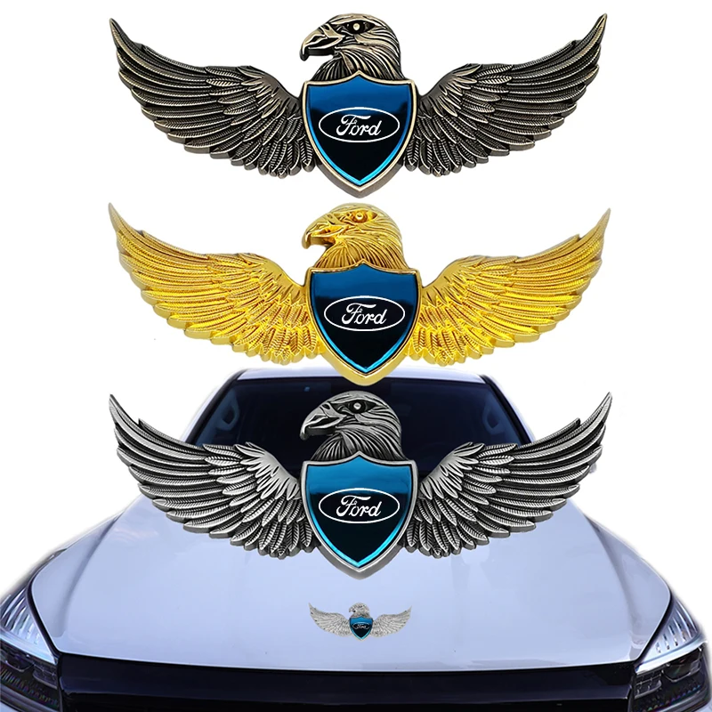 

3D наклейка на переднюю решетку автомобиля для Ford Fiesta Mk7 Fusion Explorer Galaxy Focus Ranger Mondeo Mk4 S MAX Kuga Transit