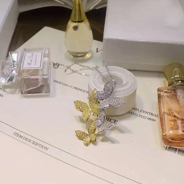 Ожерелье из серебра 925 пробы с фианитами|designer necklace|fashion necklacenecklace designer |