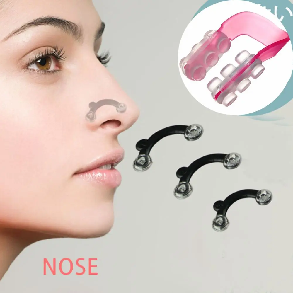1 Set Beauty Nose Up Lifting Shaping Clip Clipper Shaper Bridge Straightening 3 Size Corrector Massage Tool No Pain | Красота и