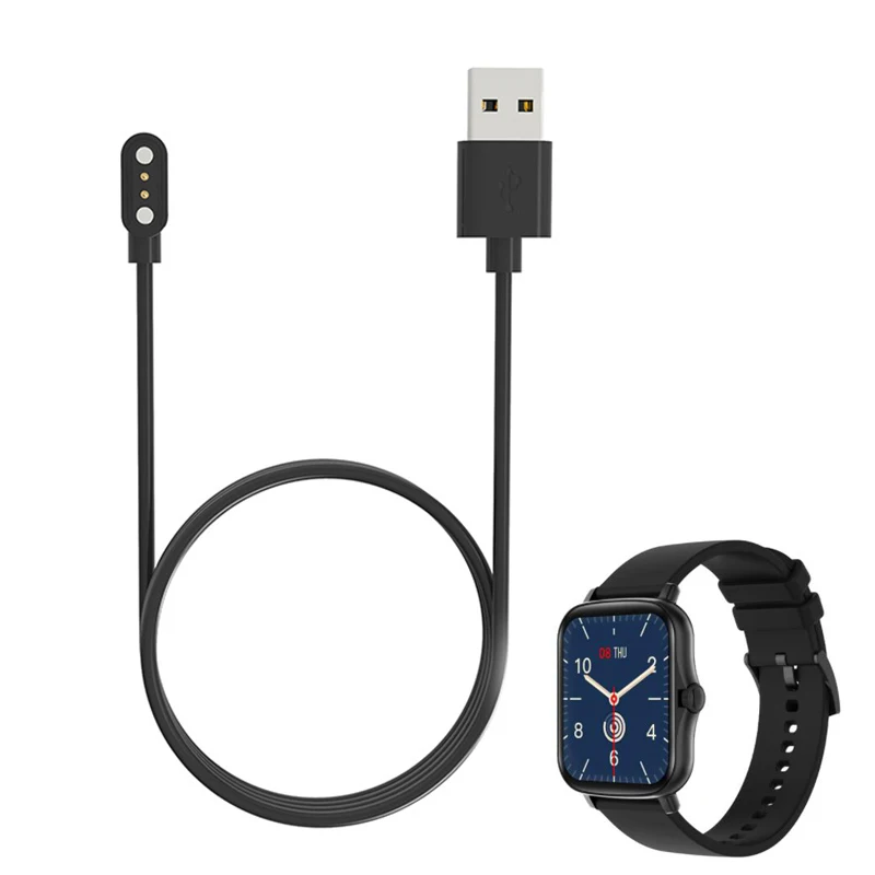 

Smartwatch Charger USB Charging Cable Charge Cord for SITLOS SQR P8 Plus/Mix/BR Colmi P9 P28 MISTEP LEMFO Y20 Watch Accessories