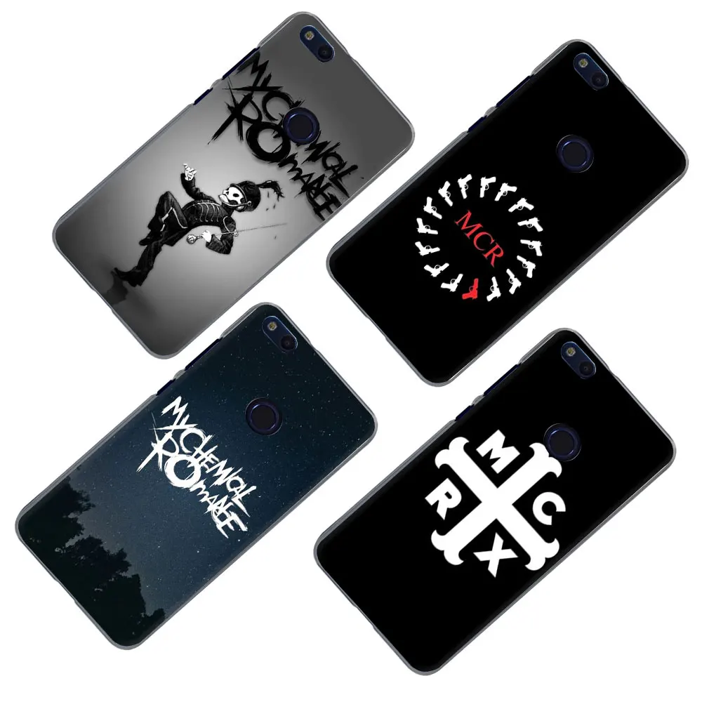 Жесткий чехол для телефона EWAU My Chemical Romance Huawei Honor note view 20S Play 6A 6C 7A 7C 7X 8A 8C 8X 9X 8 9 10 Lite