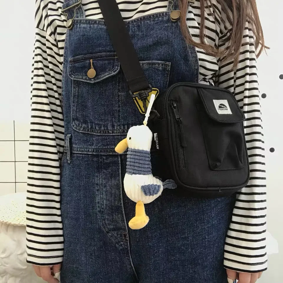 Брелок для ключей в виде чайки милая плюшевая утка кукла подвеска игрушка брелок