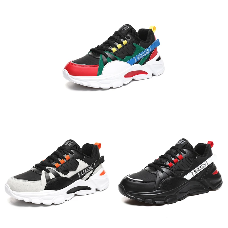 

New Designer Thick-soled Old Shoes Casual Walking Men Shoes Student Running Sneakers Outdoor Male Lightweight Gym Trainers