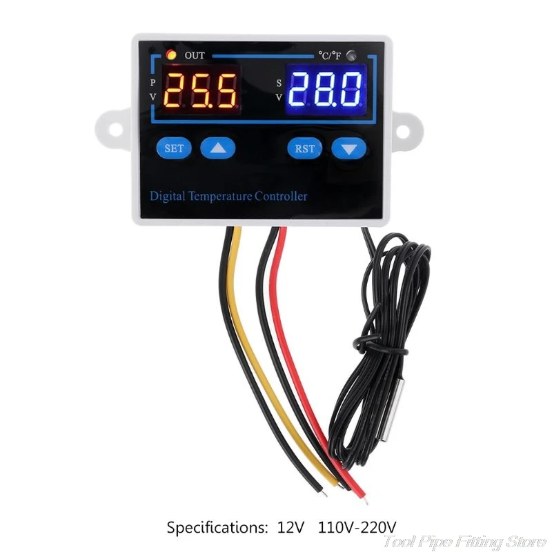 

Digital Fahrenheit and Centigrade Thermostat 10A Output Temperature Controller M02 21 Dropshipping