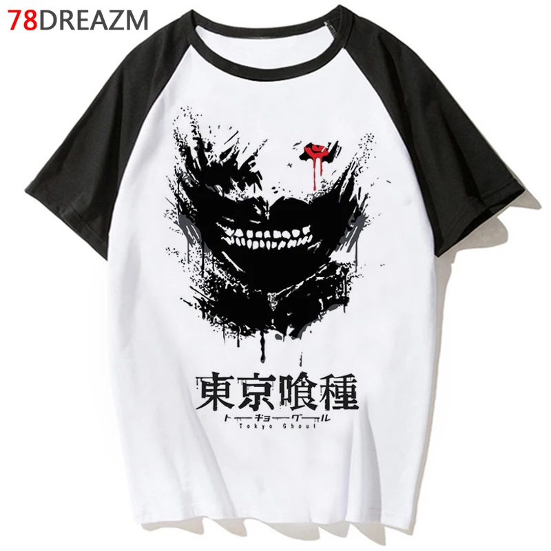 

Hot Anime Tokyo Ghoul T Shirt Men Funny Japanese Cartoon Kaneki Ken Graphic Tees Summer Tops Unisex T-shirt Harajuku Tshirt Male