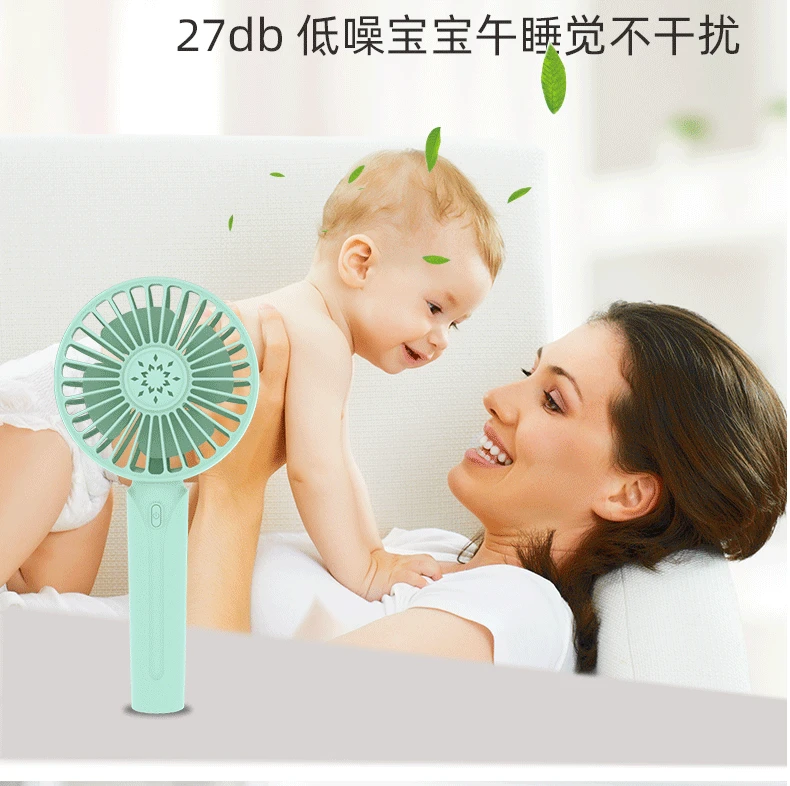 

Outdoor Mini Bladeless Fan Hand Fan 4000mAh USB Rechargeable Fan Mute Sports Fans for Home Ventilador Portatil Abanicos