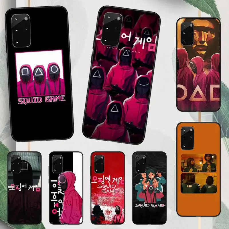 

Squid Game 456 067 TV series Phone Case For Samsung galaxy A S note 10 12 20 32 40 50 51 52 70 71 72 21 fe s ultra plus