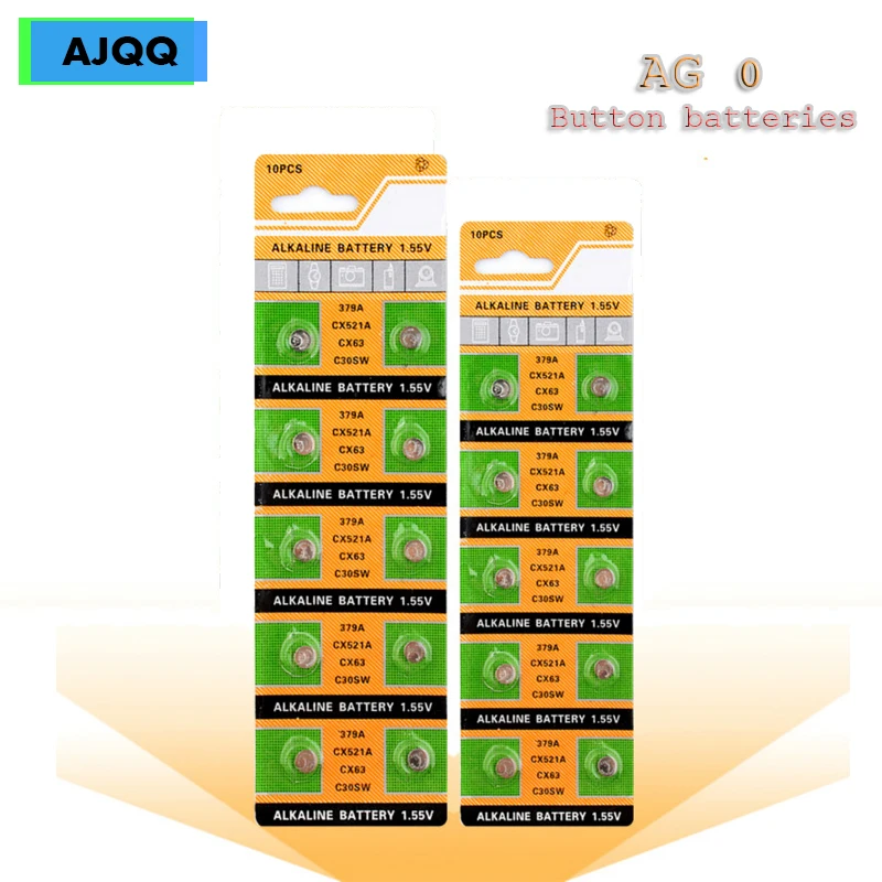 Скидка 50 шт., распродажа, батарейка AG0 LR69 LR521 379A 1,55 V, батарейка SR521SW D379, батарейка V379 SR63 для игрушек, ховой аппарат Скидка 50 шт., распродажа, батарейка AG0 LR69 LR521 379A 1,55 V, батарейка SR521SW D379, батарейка V379 SR63 для игрушек, ховой аппарат