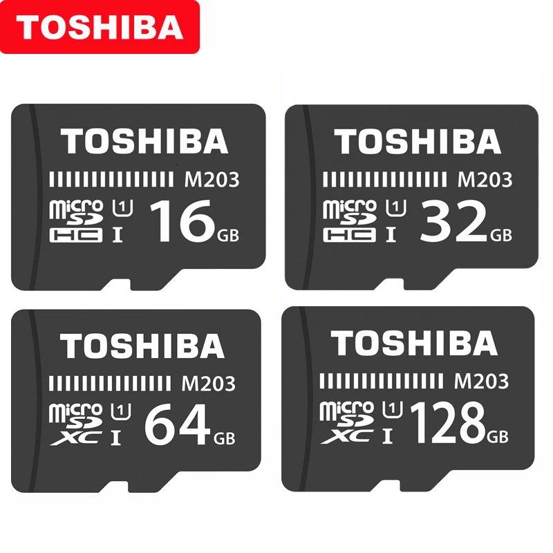 Карта памяти TOSHIBA Micro SD класс 10 16 ГБ 32 64 128 256 SDHC SDXC TF карта для смартфонов и ТВ