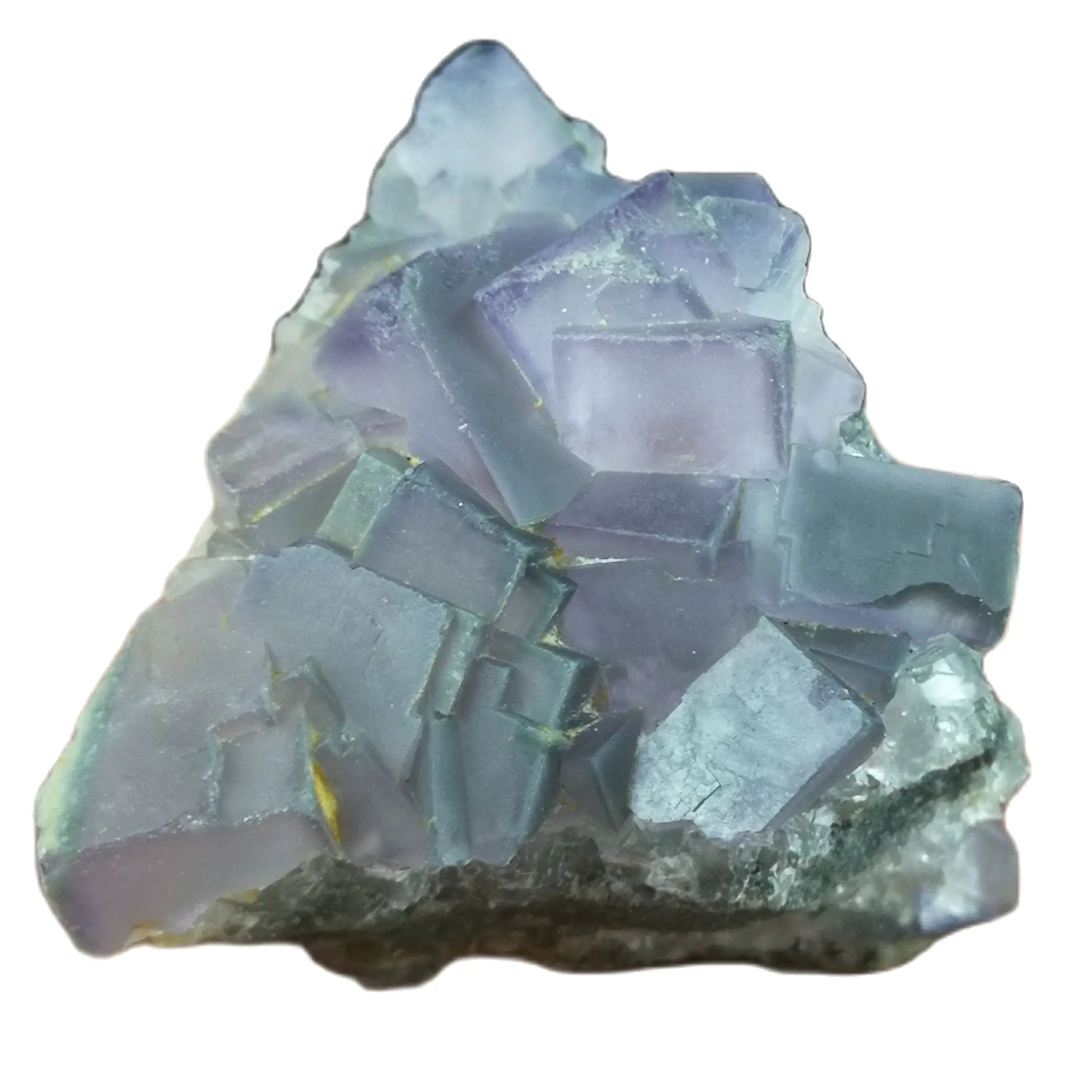 

Образцы природного фиолетового квадратного флюорита, мебели и украшений, 46,9 г