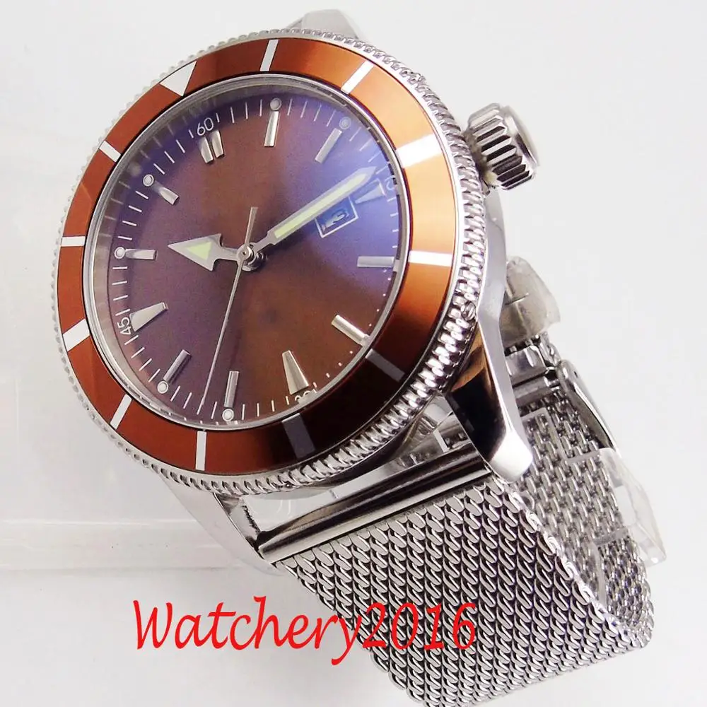 Часы Bliger Мужские автоматические брендовые Роскошные спортивные механические с