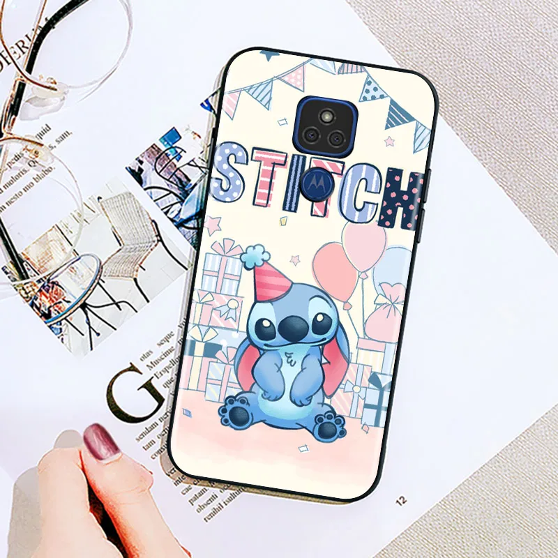 Lilo Stitch Cartoon For Motorola G9 G8 G Stylus Power One Fusion Hyper Edge E7 E6 Plus Play Lite Soft Phone Case