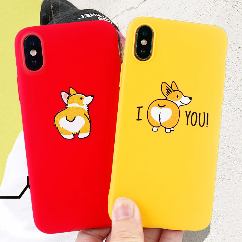 Корги мультфильм чехол для XiaoMi RedMi Примечание 8 7 6 5 5A 4 4X K20 Pro силиконовый