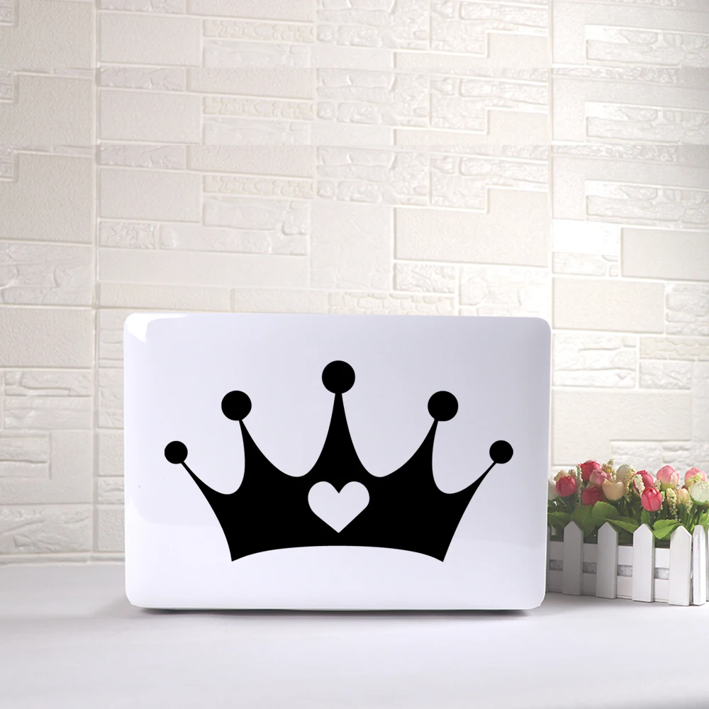 Красивая наклейка для ноутбука Виниловая с рисунком короны наклейки Macbook Air