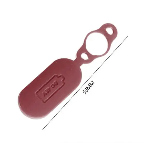 only 1pc Cover 4 шт. чехол Силиконовый колпачок для Xiaomi M365 электрический скутер Зарядка порт крышка Пылезащитная заглушка Запчасти для скутера - Цвет: only 1pc Cover
