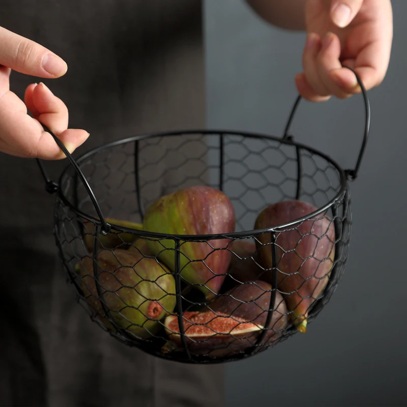 Креативная домашняя корзина для хранения яиц картофеля чеснока переносная рама