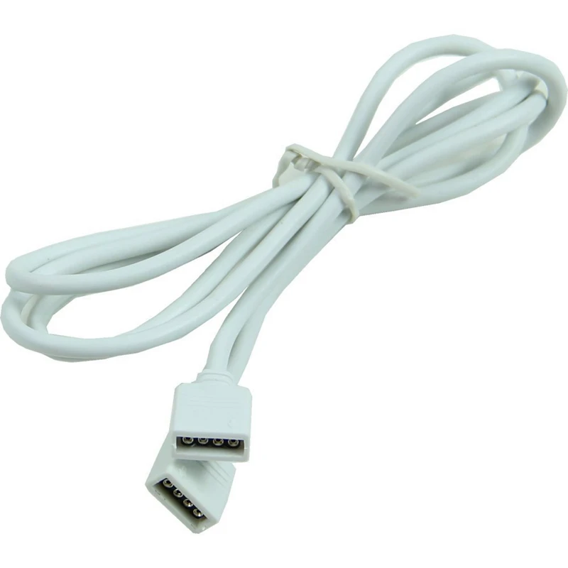 1 м 4 контактный белый Удлинительный кабель для SMD 5050 3528 RGB светодиодная