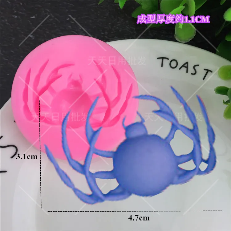 Силиконовая форма для украшения тортов на Хэллоуин безопасная пищевых продуктов