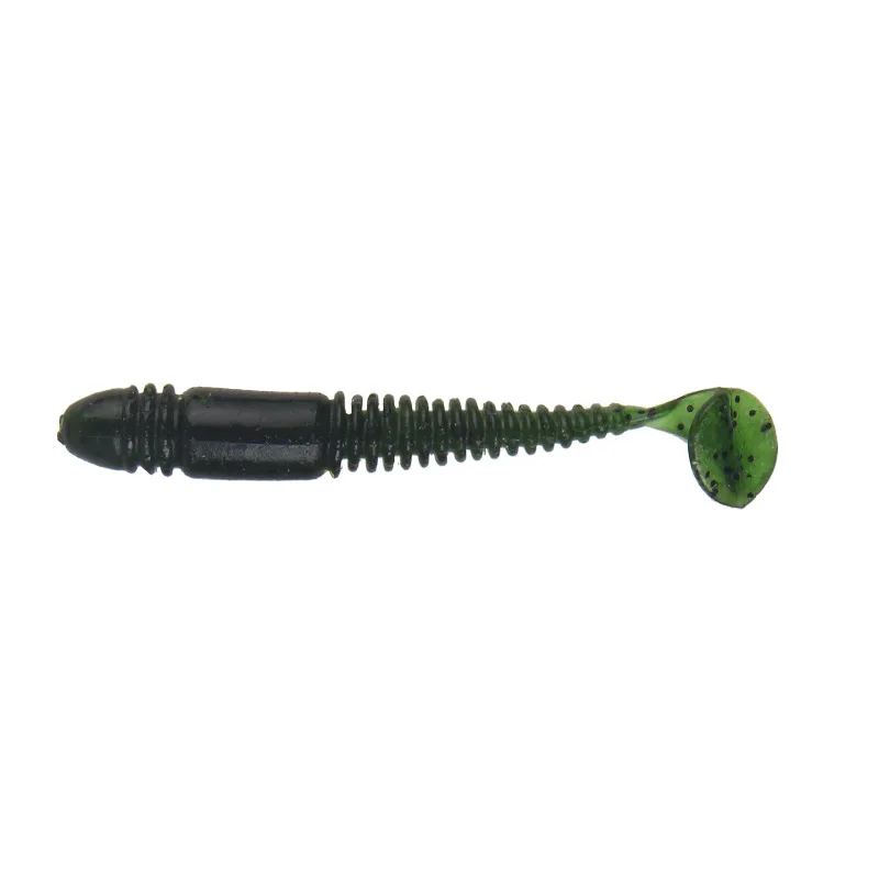 25PCS Fishing Lure Simulation Artificial Soft T-tail Bionic Worm Bait Tackle &ampT8 | Спорт и развлечения