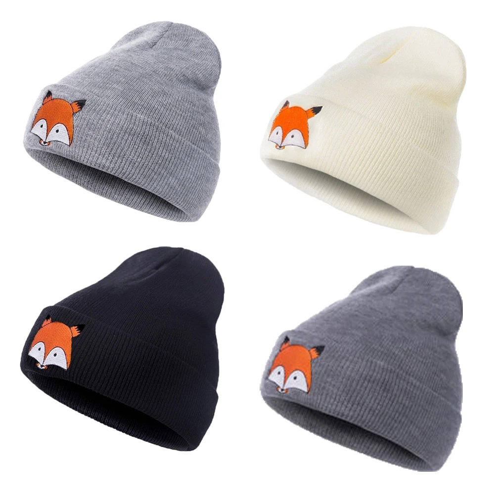 Шапка-бини унисекс для младенцев и детей теплая мягкая вязаная шапка Лыжные