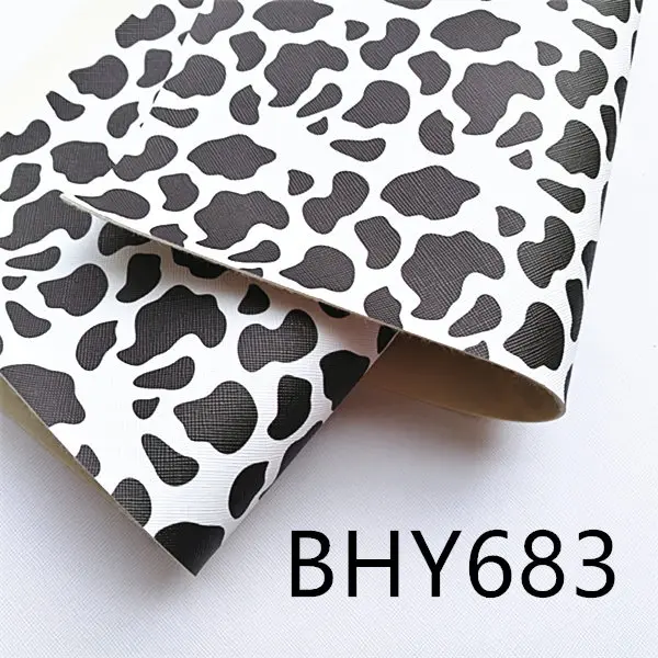 BHY683 20*33 см А4 мультфильм печать синтетическая кожа ткань для DIY аксессуары BHY667 - Цвет: BHY683