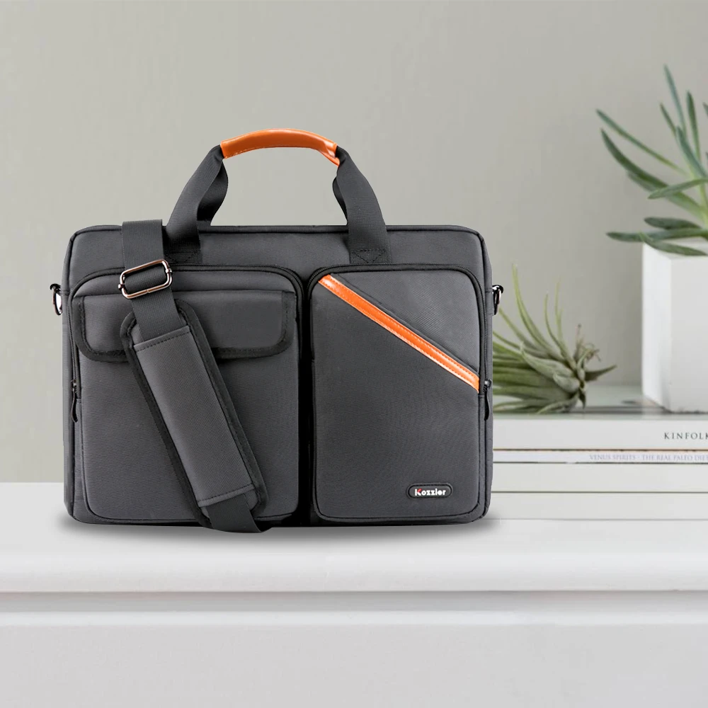 icozzier 13 315 6 inch multi pocket laptop sleeve large capacity shoulder bag electronic organizer waterproof carrying case free global shipping